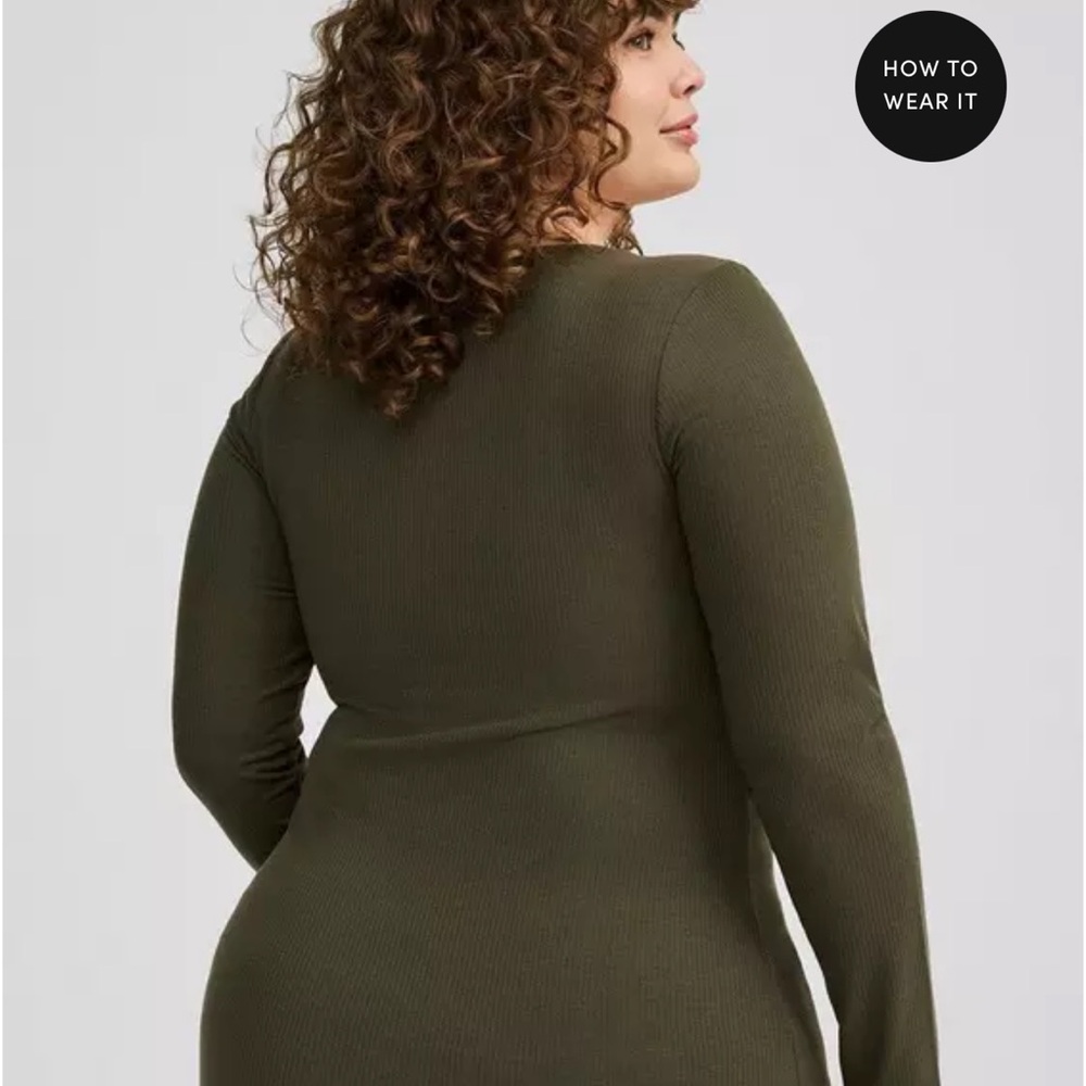 Super Soft Ribbed Sweetheart Top - Picture 2 of 6